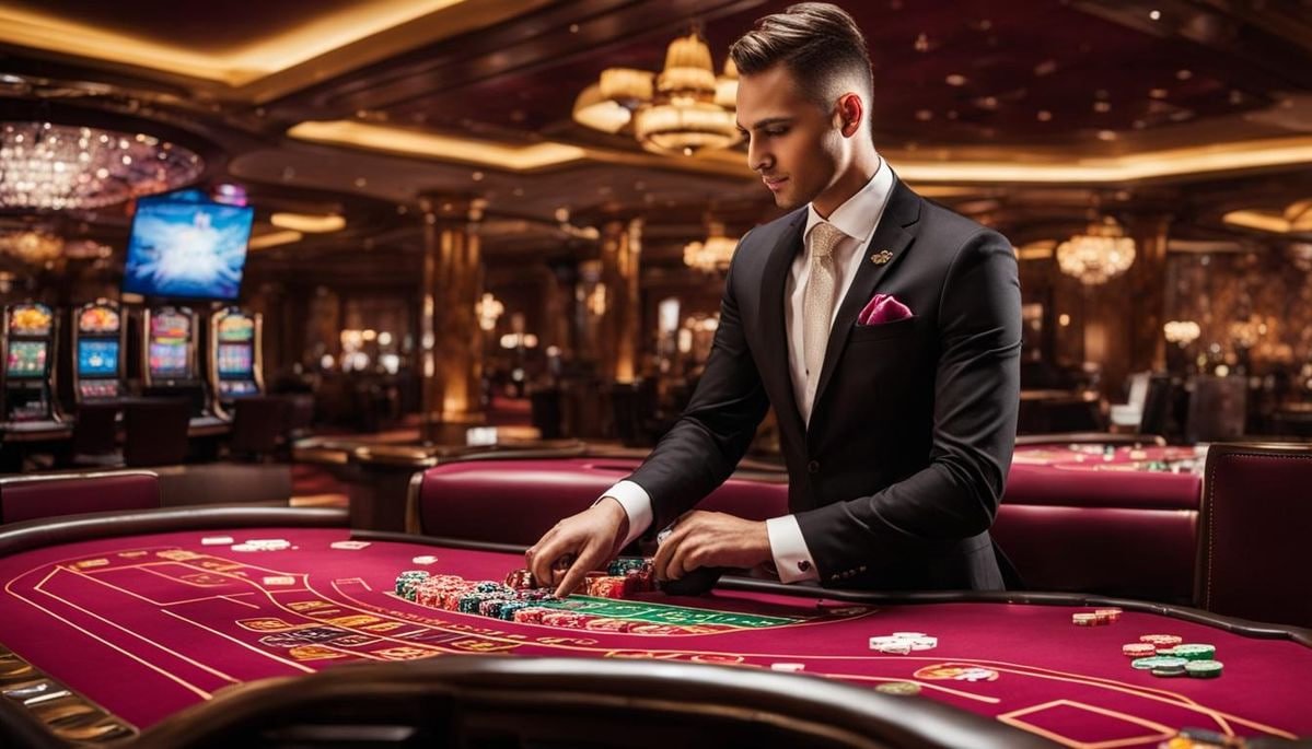 Tampilan antarmuka aplikasi ganas333 menampilkan meja sportsbook, kasino langsung, dan menu permainan slot